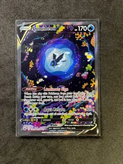 Lumineon V GG39/GG70 Holo V Rare Crown Zenith Galarian Gallery Pokemon Near Mint - Image 1
