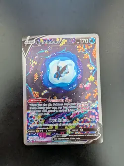 Lumineon V GG39/GG70 Holo V Rare Crown Zenith Galarian Gallery Pokemon Near Mint - Image 1