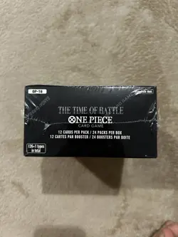 One Piece Card Game -THE TIME OF BATTLE- [OP-16] Booster Box SEALED - Image 5