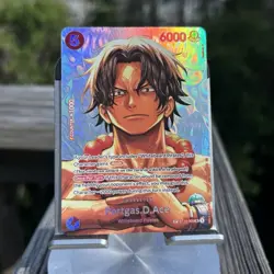 One Piece OP-15 Time of Battle Portgas D. Ace SP Foil MINT - Image 1