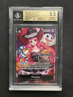 BGS 9.5 Perona Finalist Championship 2025-26 TP Pack One Piece TCG English Card - Image 1