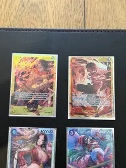 One Piece Card Game Holo Foil Card Lot x6 Yamato Ace Boa Hancock English - Image 3