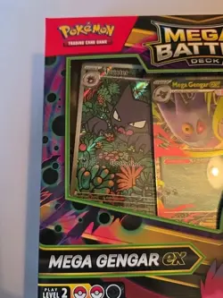 Pokemon TCG Mega Battle Deck Mega Gengar ex PROMO Factory Sealed Haunter promo - Image 2