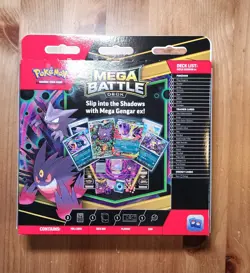 Pokemon TCG Mega Battle Deck Mega Gengar Ex Rare Mint Promo Factory Sealed NEW - Image 2