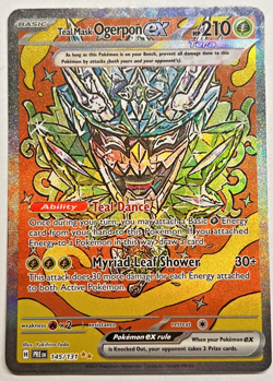 Pokemon Teal Mask Ogerpon ex 145/131 SIR | Sv: Prismatic Evolutions NM - Image 1