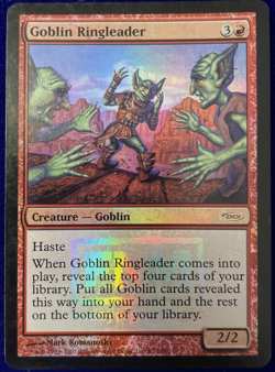 FOIL Goblin Ringleader / Radelsfuhrer - DCI PROMO FNM - englisch (good) - Image 1
