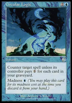 MTG CIRCULAR LOGIC - PLAYED/ROVINATA LOGICA CIRCOLARE - TOR - MAGIC - Image 1