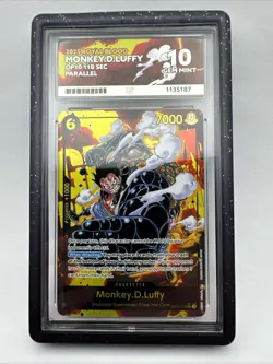 Monkey D Luffy OP10-118 SEC Ace 10 English One Piece Card ⭐ Perfect Subs ⭐ - Image 1