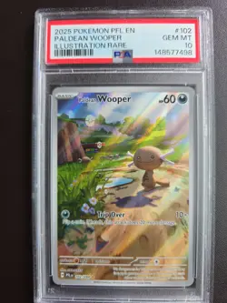PSA 10 - Pokemon TCG - Phantasmal Flames - Paldean Wooper - 102/094 - Image 1