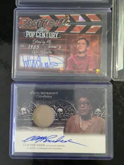 4 Card Auto Lot, 3 Leaf Pop Century Autos, O'Keefe/15, Spike Lee/20, Wheaton/4 - Image 3