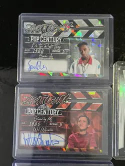4 Card Auto Lot, 3 Leaf Pop Century Autos, O'Keefe/15, Spike Lee/20, Wheaton/4 - Image 4