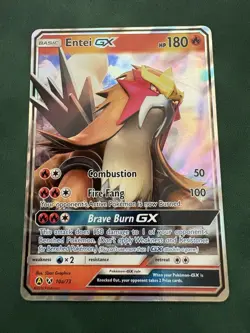 Pokemon TCG GX/EX Holo 5-Card Lot: Entei, Gyarados, Lugia, M Charizard, Magikarp - Image 2