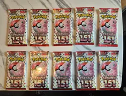 ⭐ Pokemon 151 SV2a Authentic Japanese 10 Pack Lot – Sealed – FREE POST ! - Image 2