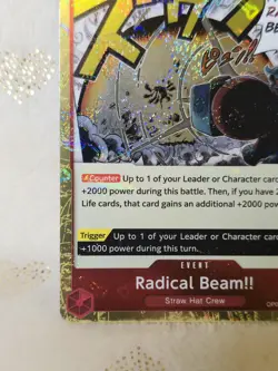 ☠ Radical Beam!! - OP01-029 UC - Textured Foil - One Piece CCG - Premium... - Image 3