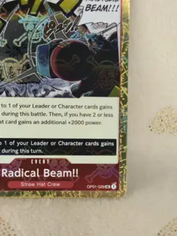 ☠ Radical Beam!! - OP01-029 UC - Textured Foil - One Piece CCG - Premium... - Image 4