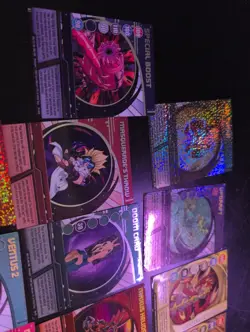 Bakugan Rare Card Lot of 20 Cards Holographic Hologram Lenticular Maxus Helios - Image 2
