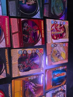 Bakugan Rare Card Lot of 20 Cards Holographic Hologram Lenticular Maxus Helios - Image 3