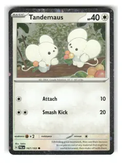 Tandemaus (Cosmos Foil) 167/193 Holo Miscellaneous Cards & Products Pokemon NM - Image 1