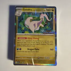 Goodra Choas Rising Stamped Promo 077 “FACTORY SEALED” with card set. - Image 1