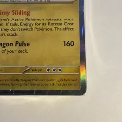 Goodra Choas Rising Stamped Promo 077 “FACTORY SEALED” with card set. - Image 4
