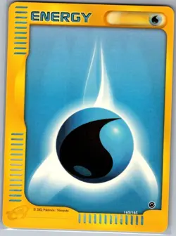 Water Energy 165/165 Non Holo Expedition - Pokemon Card - NM - Image 1