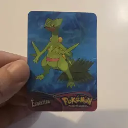 Pokemon Advanced 2004 Lenticular Treeko Grovyle Sceptile Evolution Panini - Image 2