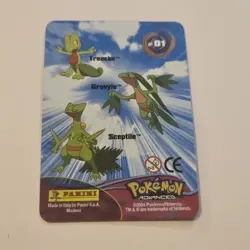 Pokemon Advanced 2004 Lenticular Treeko Grovyle Sceptile Evolution Panini - Image 4