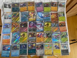 Pokemon Card Lot 40 Cards ex V Holo Rare Japanese All Foil Mixed Collection - Image 1