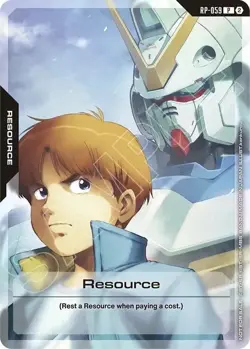 Resource Alternate Art Foil - RP-059 - Gundam TCG Card Game - Image 1