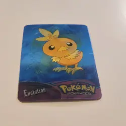 Pokemon Advanced 2004 Lenticular Torchic Combusken Blaziken Evolution Panini - Image 3