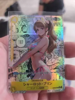 One Piece CCG Pudding Waifu Manga Karte In Top Zustand One Piece Waifu CCG Card - Image 1