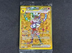 Pokemon TCG Cinderace ex SVP 163 Gold Promo Sealed Stellar Crown - Image 1