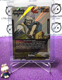 DRAGON BALL SUPER MANGA BOOSTER BULMO EARTHING/ADVENTURE # SB01-045 L FOIL CARD - Image 1