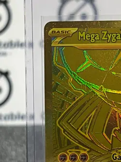 MEGA ZYGARDE EX # 124/088 GOLD MEGA EVOLUTION PERFECT ORDER POKEMON CARD - Image 4