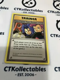 Here Comes Team Rocket #113/108 Rare Pokemon Card XY EVOLUTIONS - Image 1