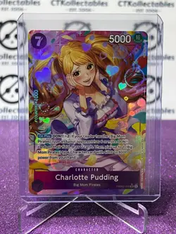 2025 ONE PIECE THE BEST V2 CHARLOTTE PUDDING # PRB02-010 SR* FOIL TRADING CARD - Image 4