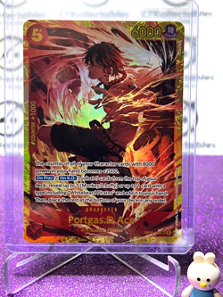 2026 ONE PIECE THE TIME OF BATTLE PORTGAS.D.ACE # OP16-118 SEC FOIL TCG CARD - Image 1