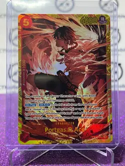 2026 ONE PIECE THE TIME OF BATTLE PORTGAS.D.ACE # OP16-118 SEC FOIL TCG CARD - Image 4
