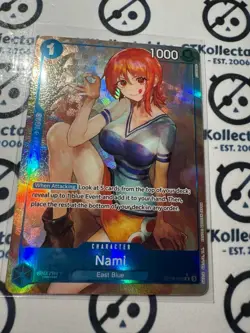 One Piece TCG Nami Alt Art Card OP09-050 SR Emperor's in the World NM/M - Image 1