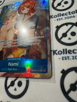 One Piece TCG Nami Alt Art Card OP09-050 SR Emperor's in the World NM/M - Image 2