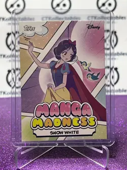 2026 DISNEY TOPPS NEON SNOW WHITE # MM-14 MANGA MADNESS NON-FOIL CARD - Image 4