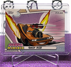 2026 DISNEY TOPPS NEON SNOT ROD # MM-6 MANGA MADNESS (CARS) NON-FOIL CARD - Image 1