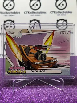 2026 DISNEY TOPPS NEON SNOT ROD # MM-6 MANGA MADNESS (CARS) NON-FOIL CARD - Image 4