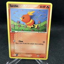Torchic Base #65/100 EX Crystal Guardians Pokemon Card - Image 1