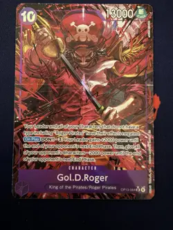 ONE PIECE Card Gol D Roger SR Alt Art OP13-064 Carrying on His Will English - Image 1