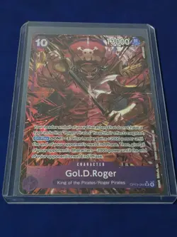 ONE PIECE Card Gol D Roger SR Alt Art OP13-064 Carrying on His Will English - Image 1