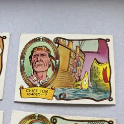 1961 Fleer Pirates Bold trading cards (lot of 5) 29, 14, 30, 23, 7 - Image 2