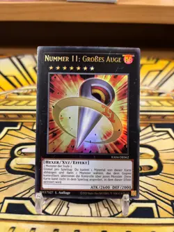 Yugioh Nummer 11 Grosses Auge RA04-DE062 Ultra Rare - Image 1