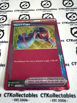 2024 TEMPORAL FORCES HERO'S CAPE # 152/162 ACE SPEC FOIL POKEMON CARD - Image 2