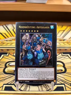 Yugioh Nixenrustung Abyssgaios Ultra Rare RA04-DE065 - Image 1